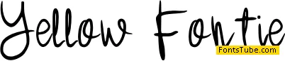 Yellow Fontie Font