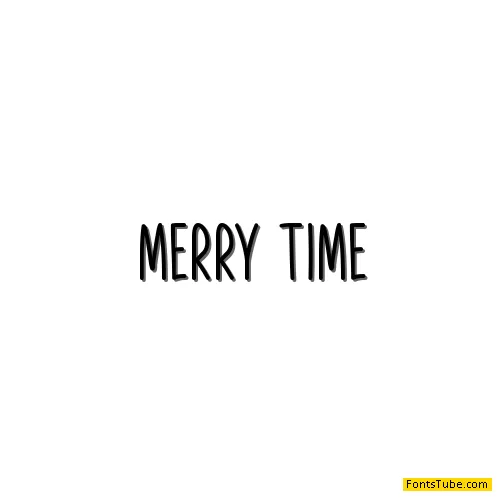 Merry Time Font