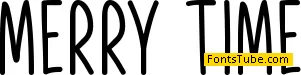 Merry Time Font