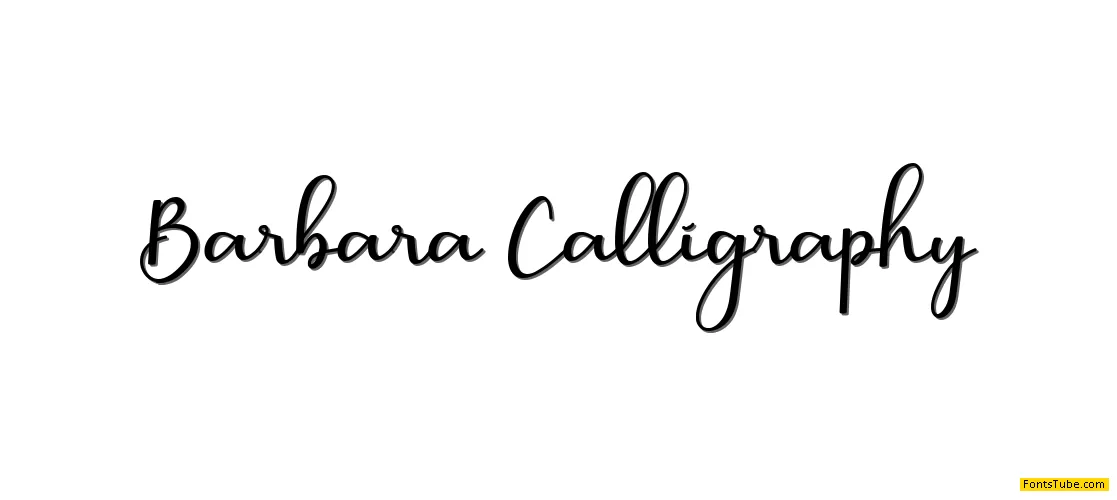 Barbara Calligraphy Font