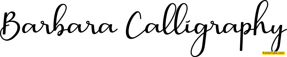 Barbara Calligraphy Font