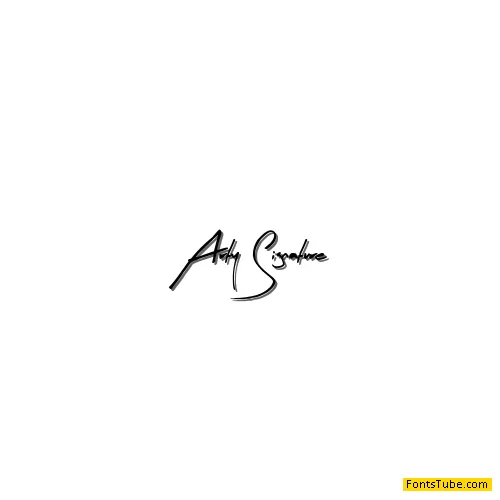 Arty Signature Font