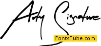 Arty Signature Font