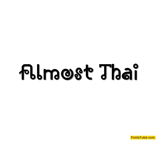 Almost Thai Font