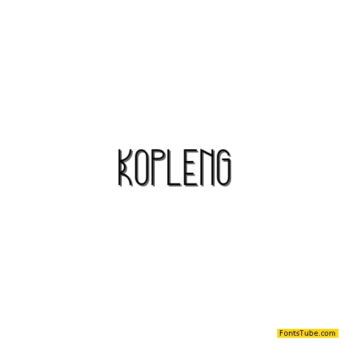 Kopleng Font