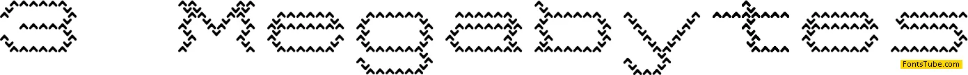 3 Megabytes Font