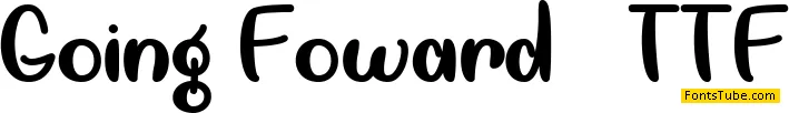 Going Forward Font