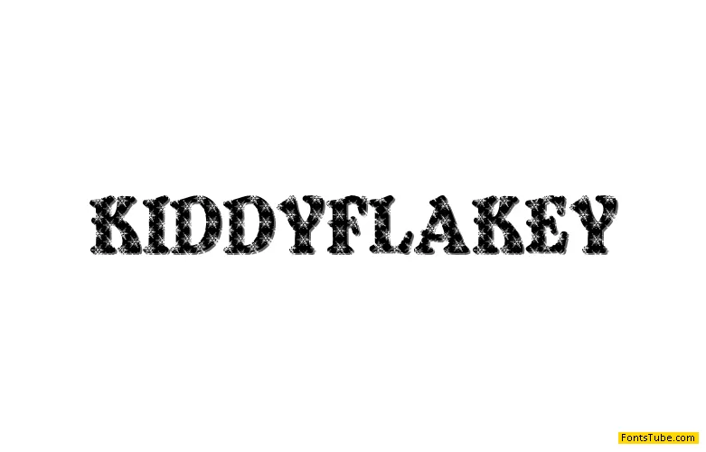 Kiddy Flakey Font