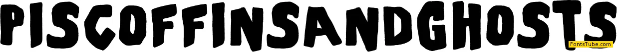 PiS Coffins and Ghosts Font
