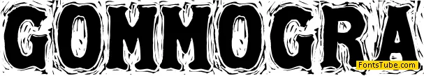 Gommogravure Font