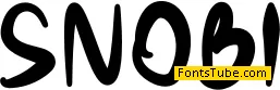 Snobi Font