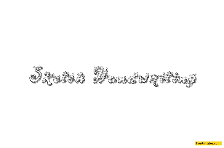 Sketch Handwriting Font
