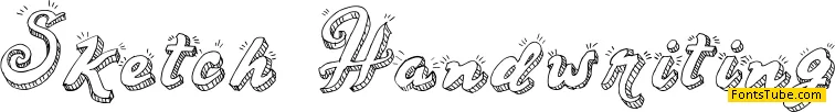 Sketch Handwriting Font