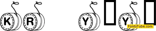 KR YoYo Font