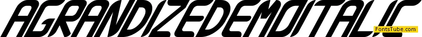 Agrandize Demo Font Family