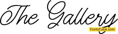 The Gallery Font