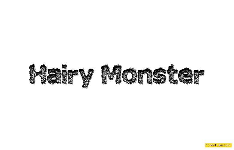 Hairy Monster Font Family