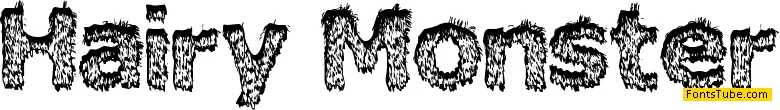 Hairy Monster Font Family
