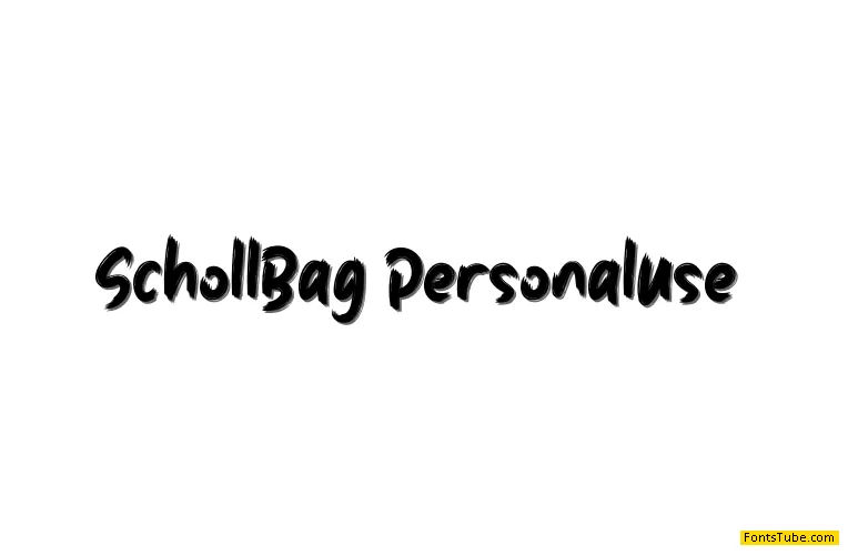 Scholl Bag Font