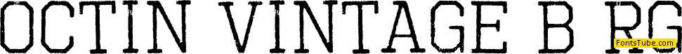 Octin Vintage Font