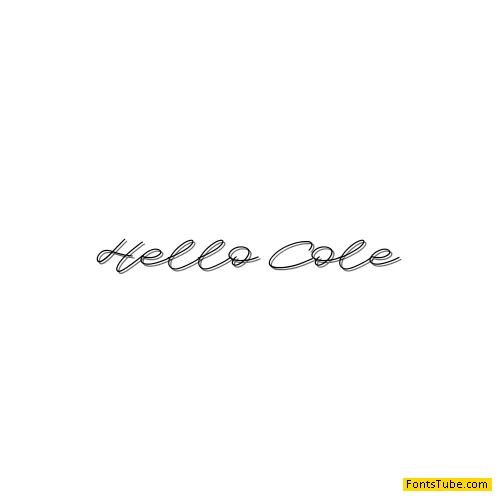 Hello Cole