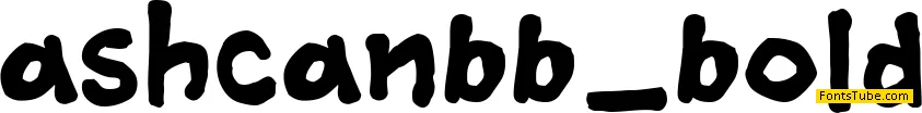 Ashcan BB Font Family