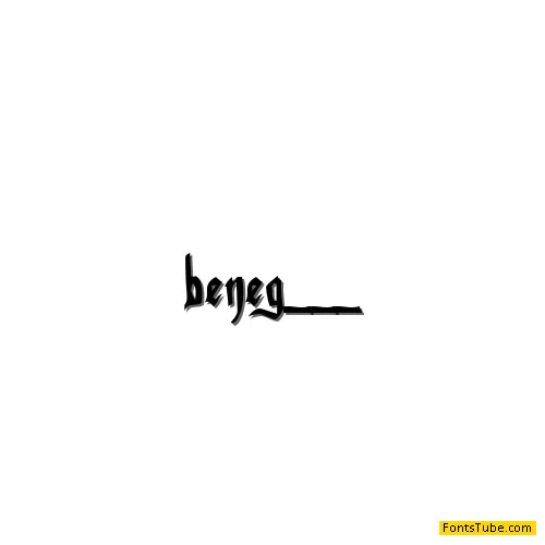 Benegraphic Font