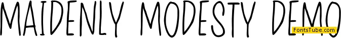 Maidenly Modesty