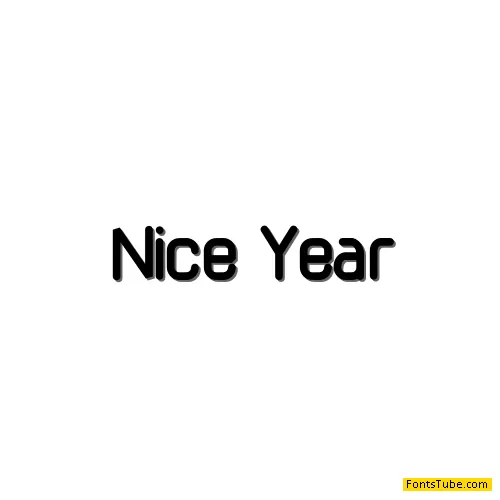 NiceYear Font