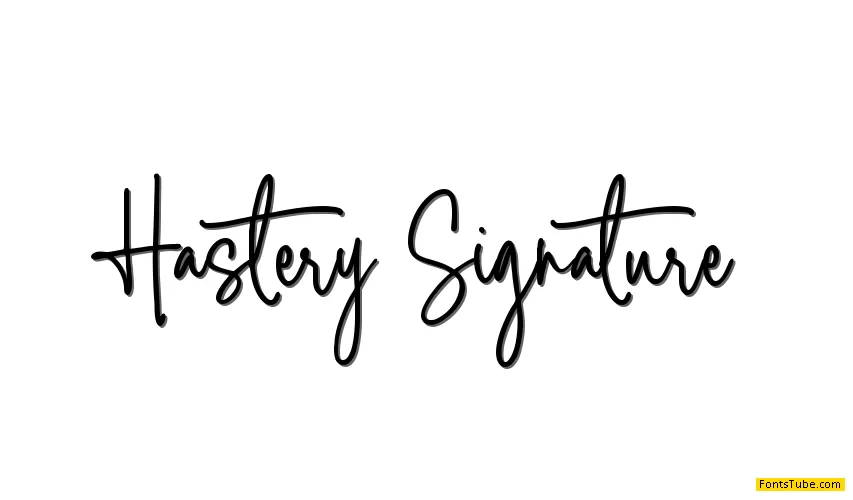Hastery Signature