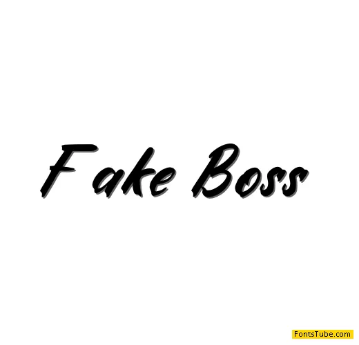 Fake Boss Font