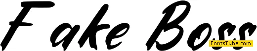 Fake Boss Font