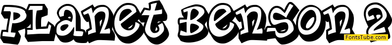 Planet Benson Two Font
