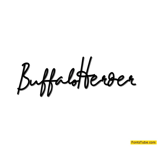 BuffaloHerder Font