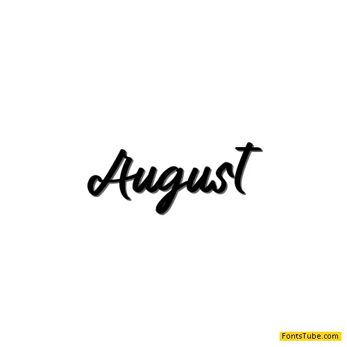August Font