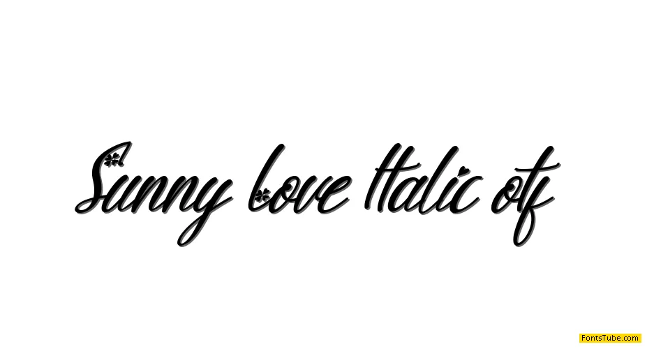 Sunny Love Font Family