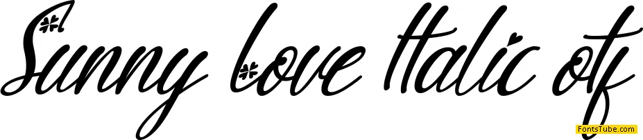 Sunny Love Font Family