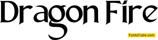 Dragon Fire Font