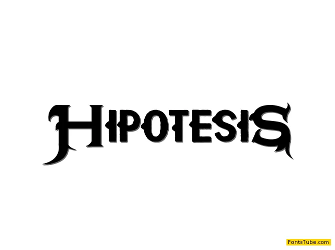 Hipotesis Free Personal Use Font