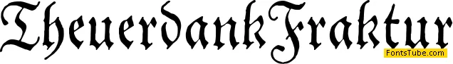 Theuerdank Fraktur Font