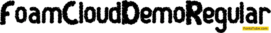 Foam Cloud Demo Font Family