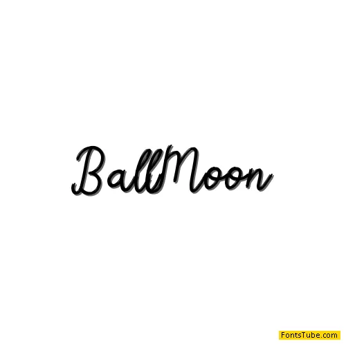 Ball Moon Font