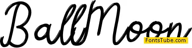 Ball Moon Font