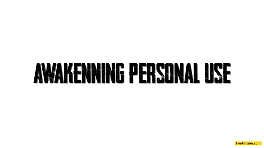 AWAKENNING Font