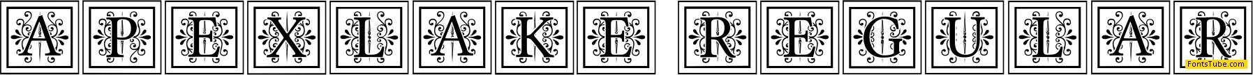 Apex Lake Font