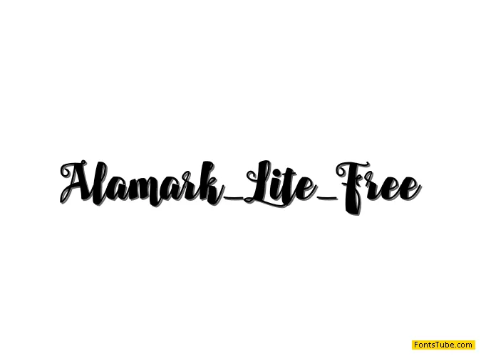Alamark Lite Free Font