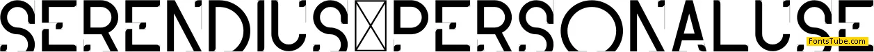 Serendius Font