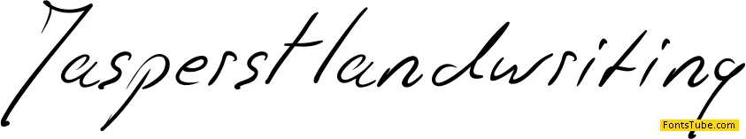 Jaspers Handwriting Font