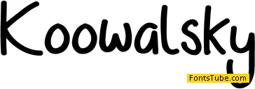 Koowalsky Font