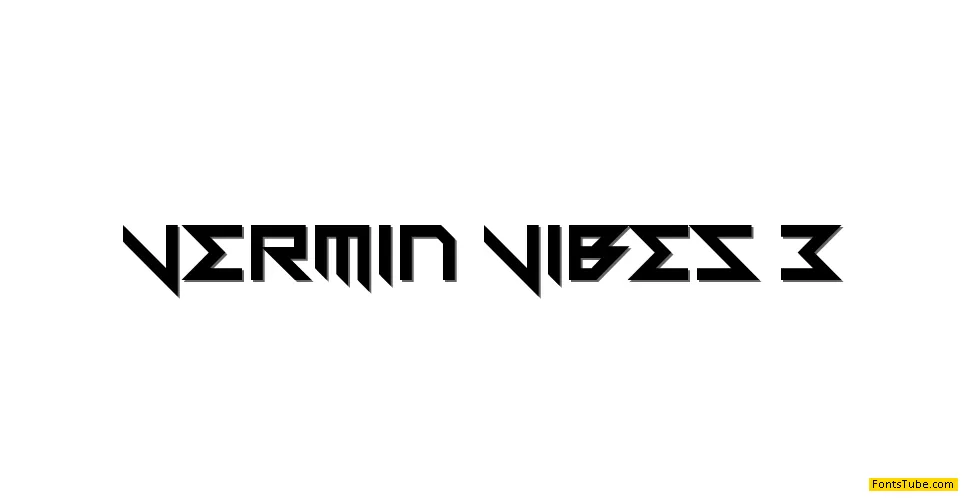 Vermin Vibes 3 Font
